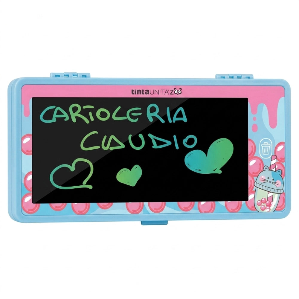Astuccio Rigido TintaUNITA Zoo Bubble Tea con Lavagna LCD Integrata