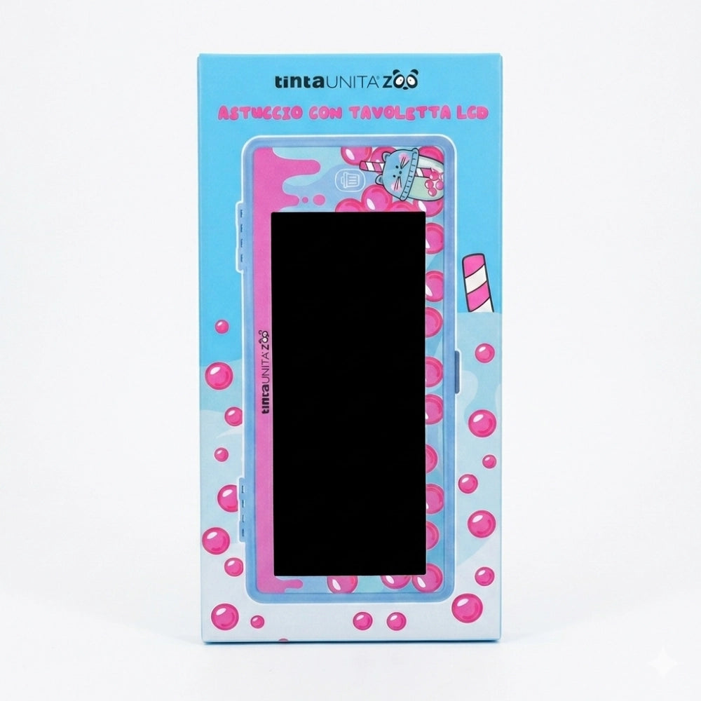 Astuccio Rigido TintaUNITA Zoo Bubble Tea con Lavagna LCD Integrata