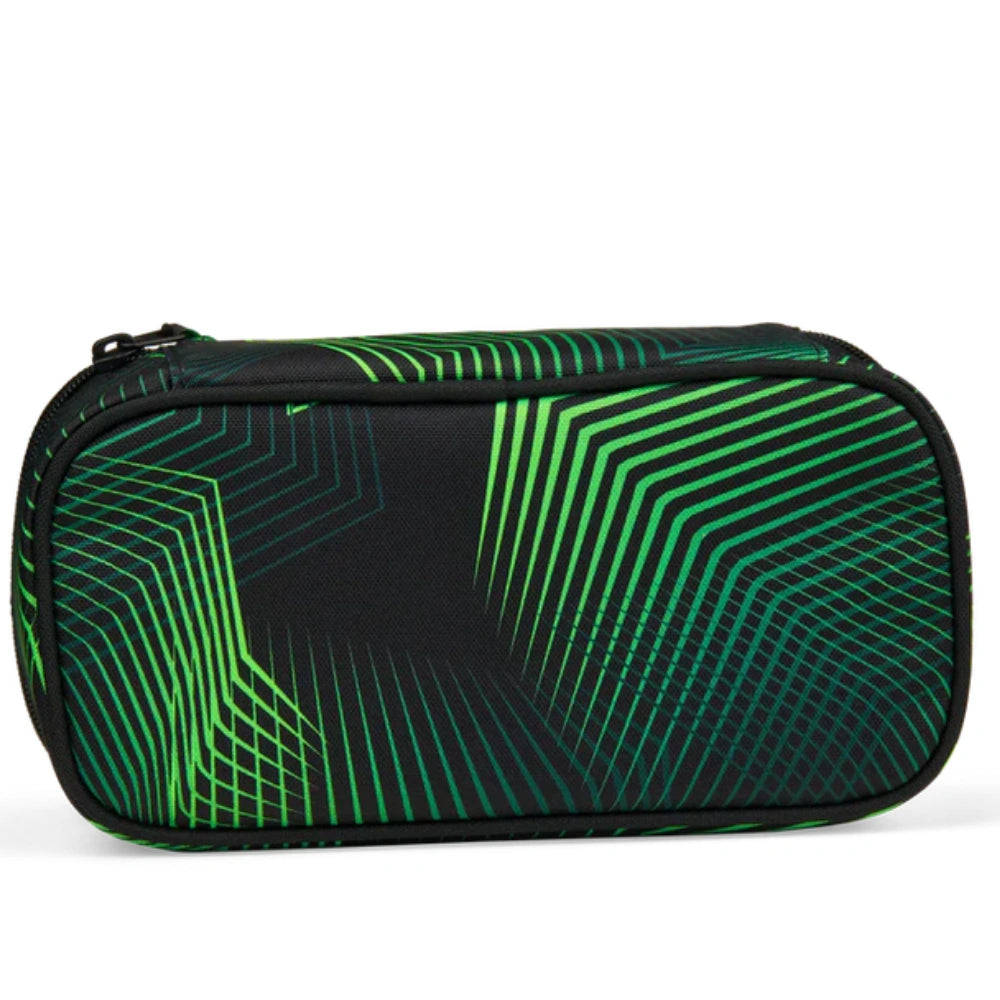 Astuccio Rigido Satch Seismic Green – Con Bande Penne e Vano Divisorio