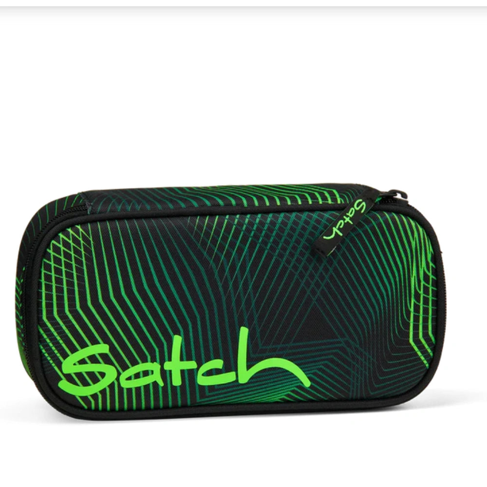 Astuccio Rigido Satch Seismic Green – Con Bande Penne e Vano Divisorio