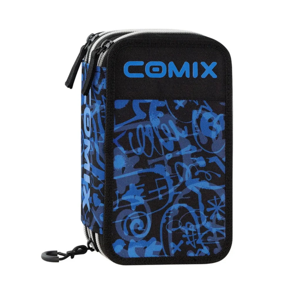 Astuccio Scuola Corredo Completo 3 Zip Comix WBS 2.0 Street