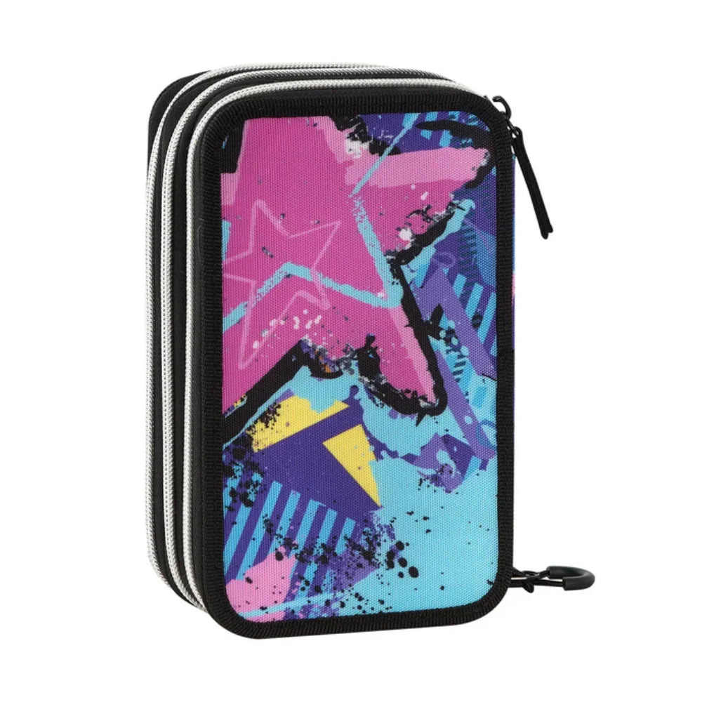 Astuccio Scuola Corredo Completo 3 Zip Comix WBS 2.0 Talent