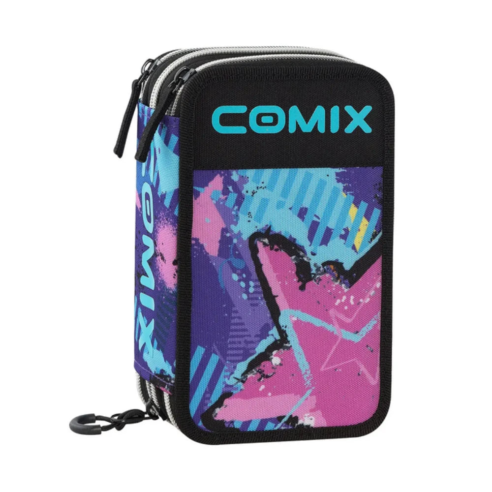 Astuccio Scuola Corredo Completo 3 Zip Comix WBS 2.0 Talent