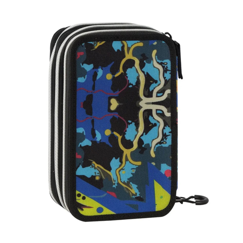 Astuccio Scuola Corredo Completo 3 Zip Comix WBS 2.0 Thunder