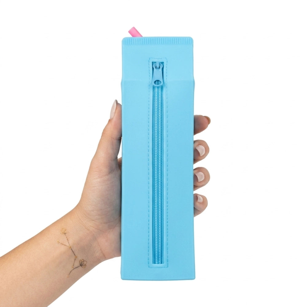 Astuccio in Silicone Bubble Tea Zoo Tinta Unita – Mint Blu
