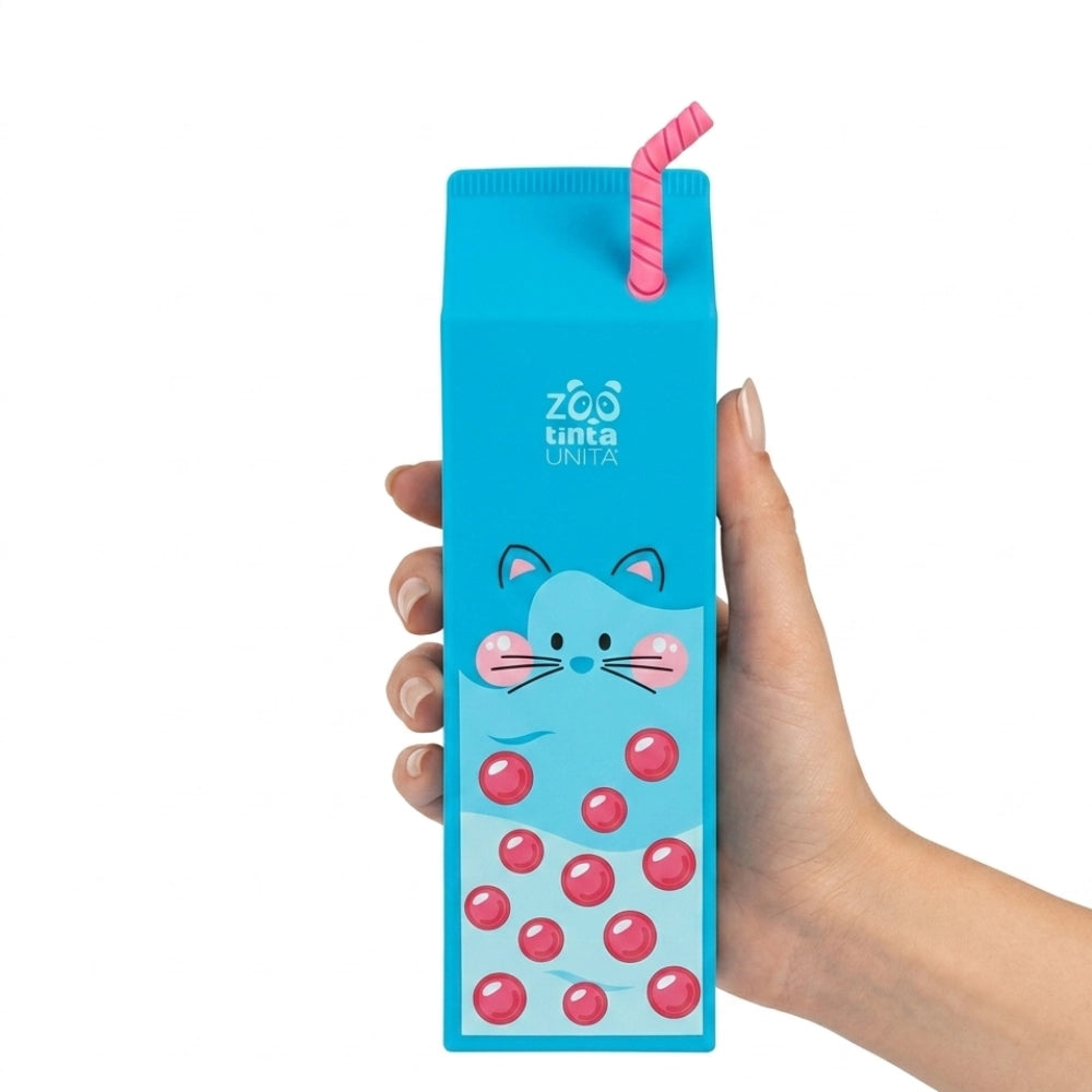 Astuccio in Silicone Bubble Tea Zoo Tinta Unita – Mint Blu