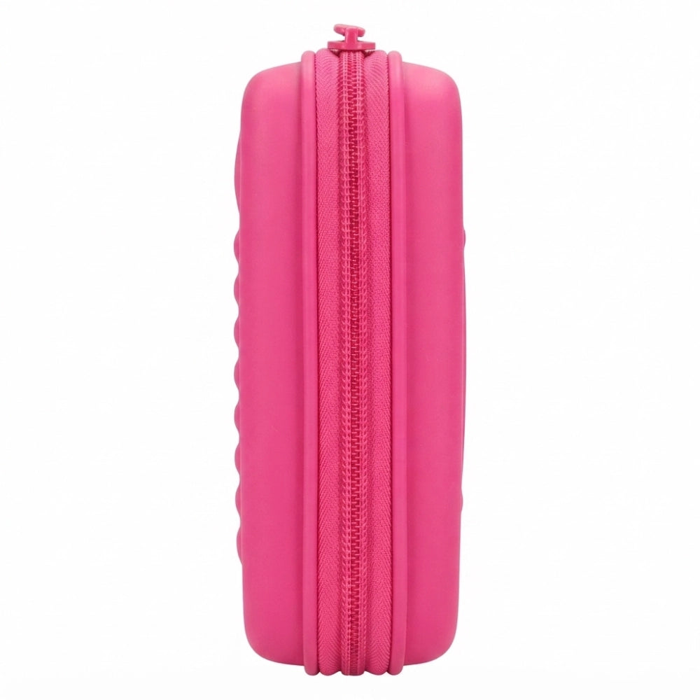Astuccio OneTime Hard TintaUNITA Fucsia – Scocca Rigida, 3 Piani, 1 Zip, 44 Pezzi