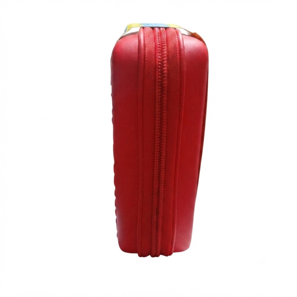 Astuccio OneTime Hard TintaUNITA Rosso – Scocca Rigida, 3 Piani, 1 Zip, 44 Pezzi