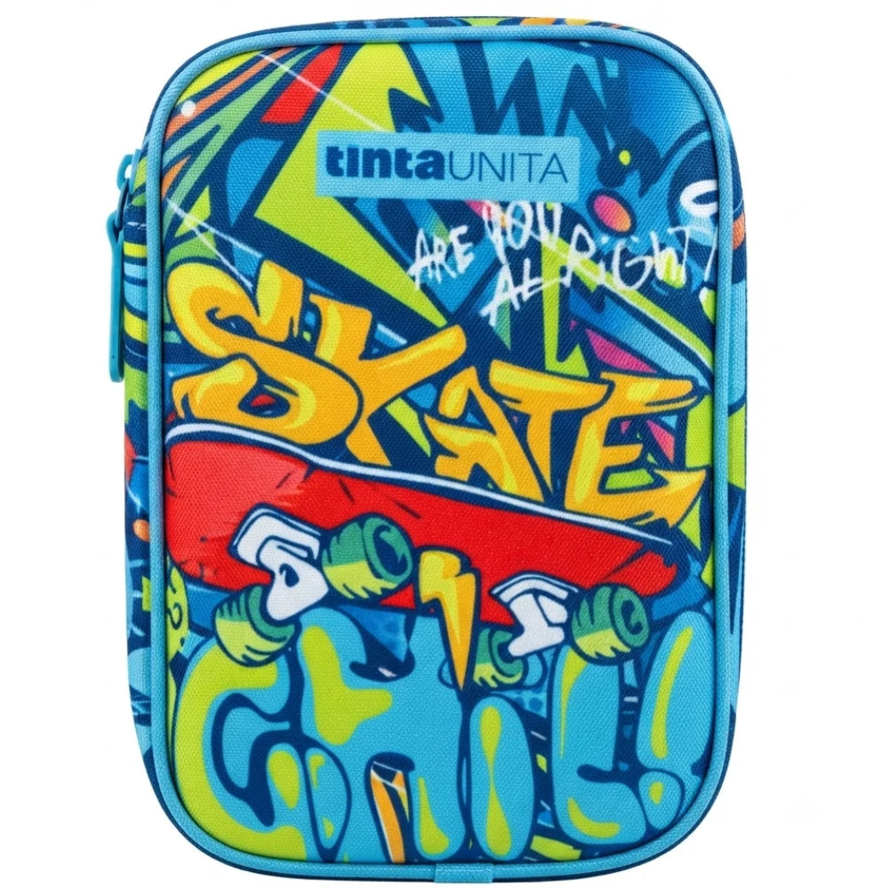 Astuccio OneTime Soft TintaUNITA Skate – 3 Piani, 1 Zip, 43 Pezzi
