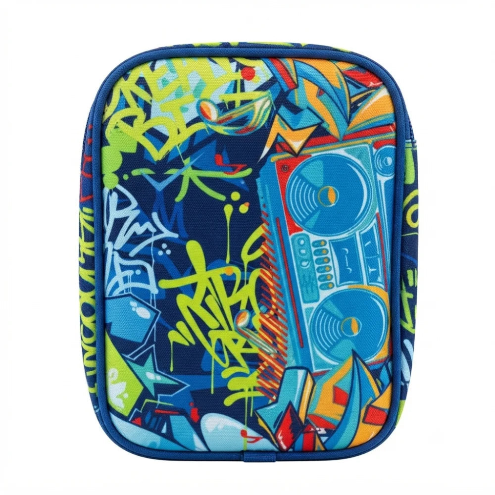 Astuccio TintaUNITA Shark OneTime Soft – retro fantasia boombox graffiti colorata