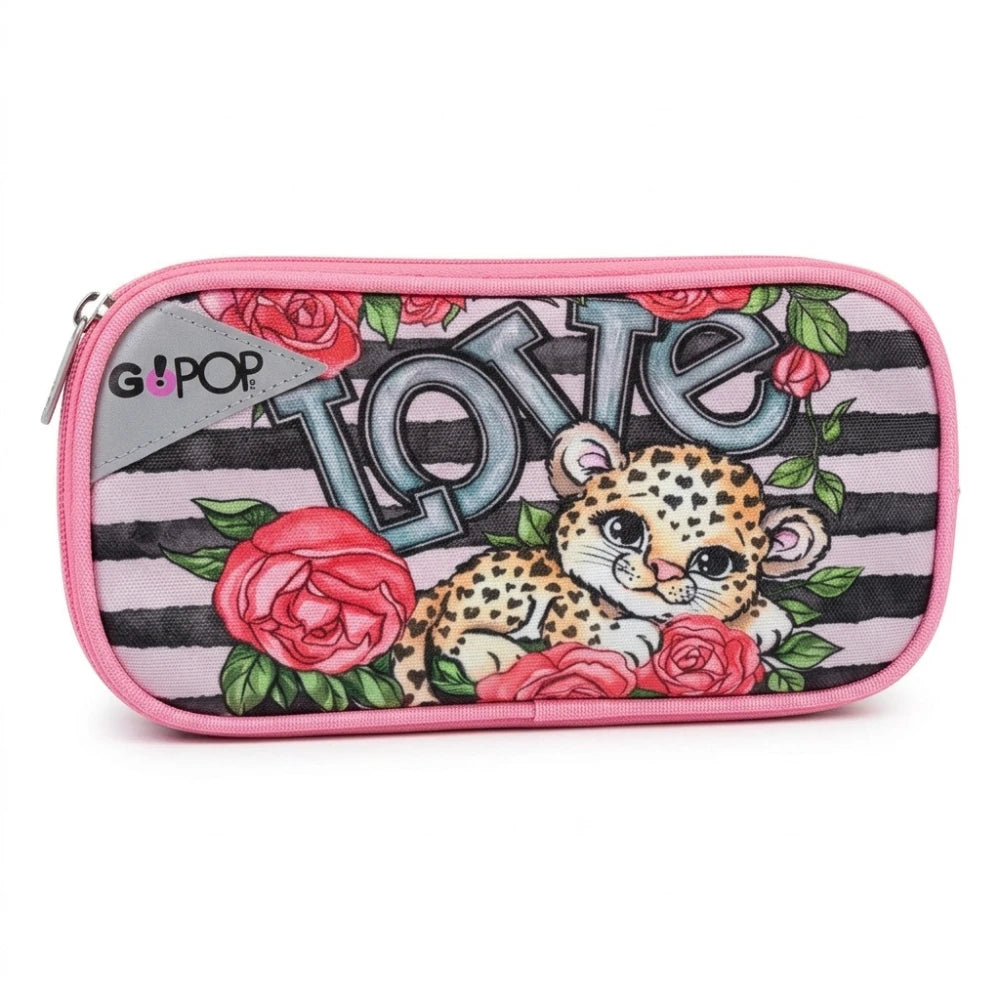 Astuccio Vuoto Go Pop 2 Zip Giochi Preziosi – 4 Personaggi | Scuola