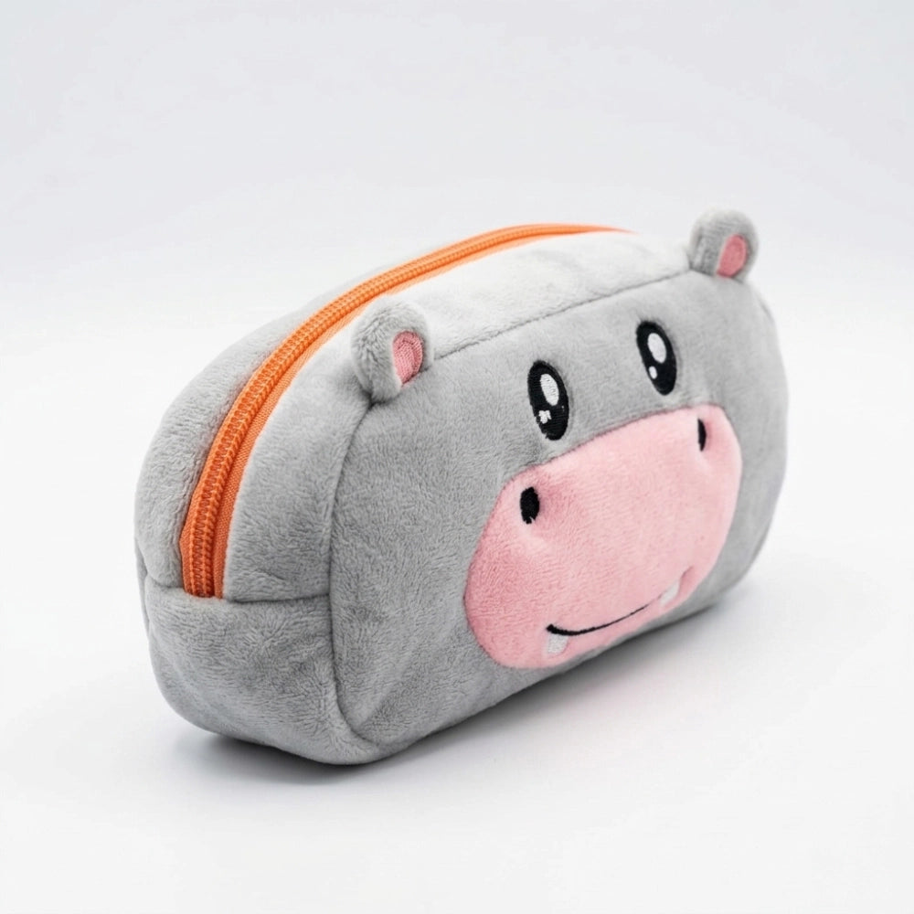 Portapenne Astuccio Peluche Vellutino iTotal Hippo Gatto Play