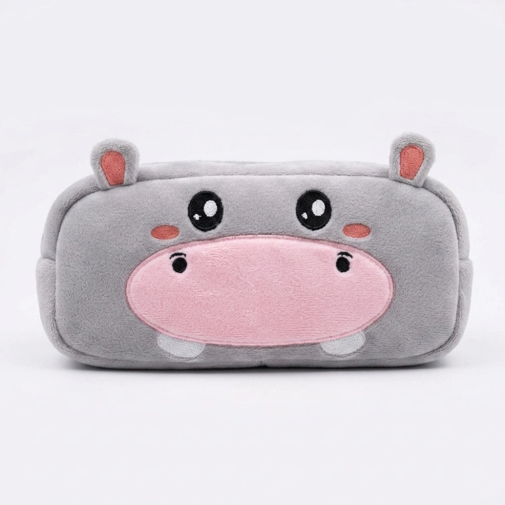 Portapenne Astuccio Peluche Vellutino iTotal Hippo Gatto Play