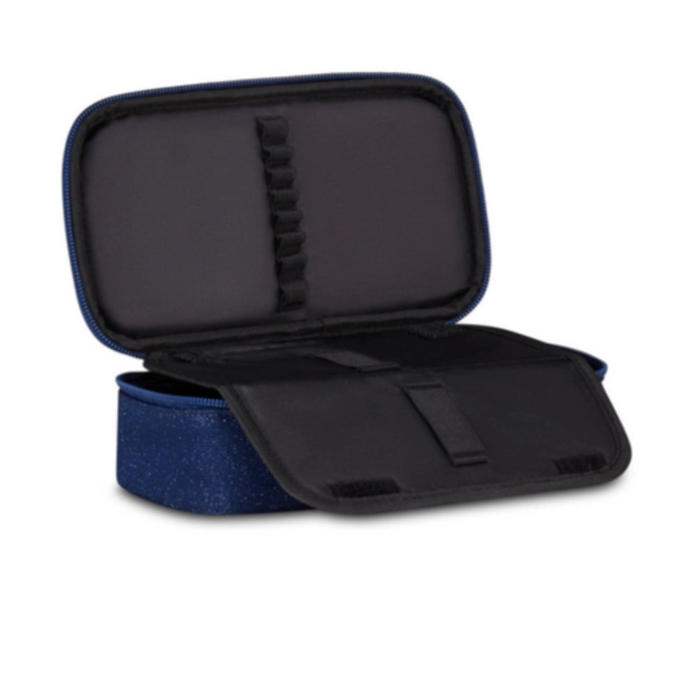 PORTAPENNE Seven® Round Plus Big Tech Shiny – Blu Glitterato