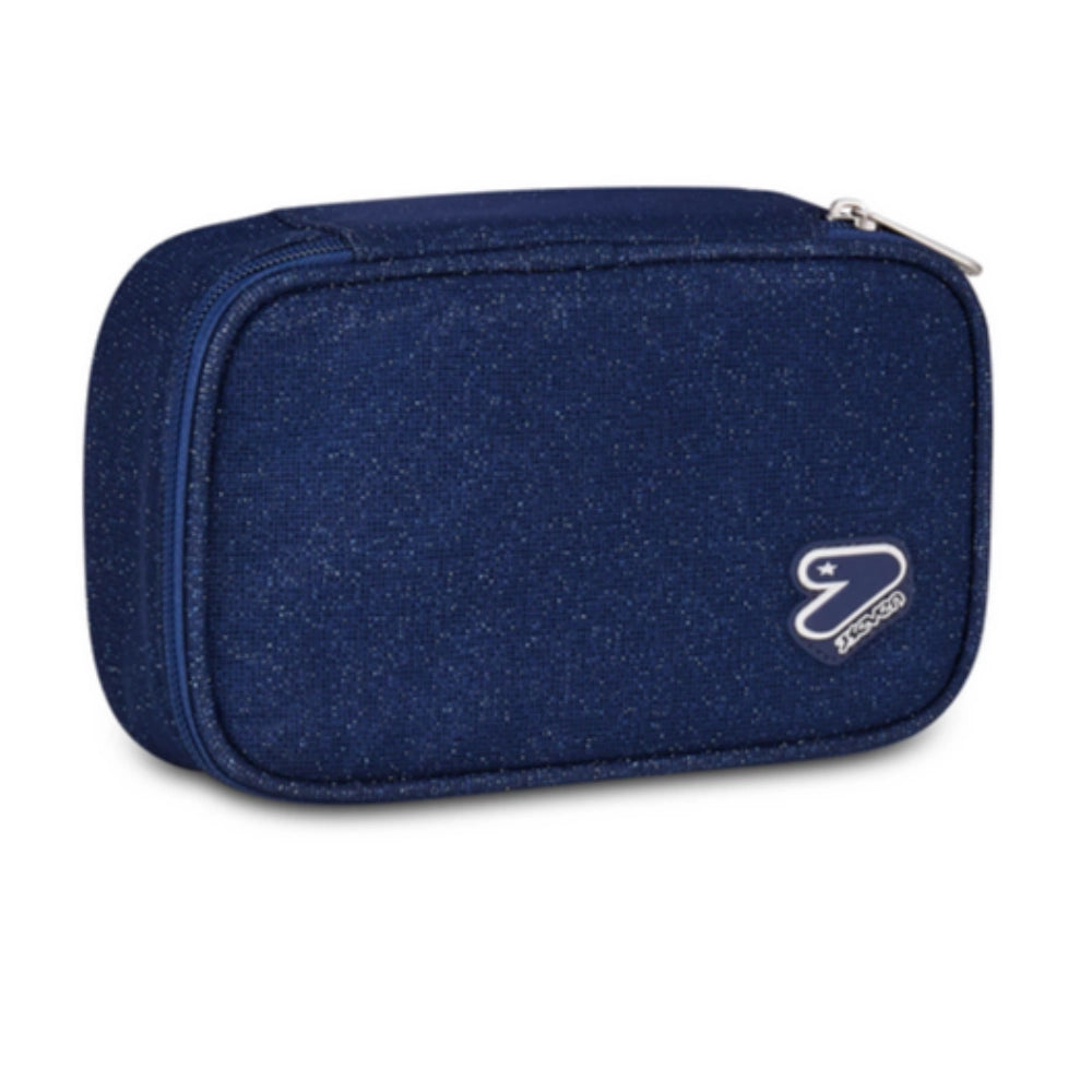 PORTAPENNE Seven® Round Plus Big Tech Shiny – Blu Glitterato