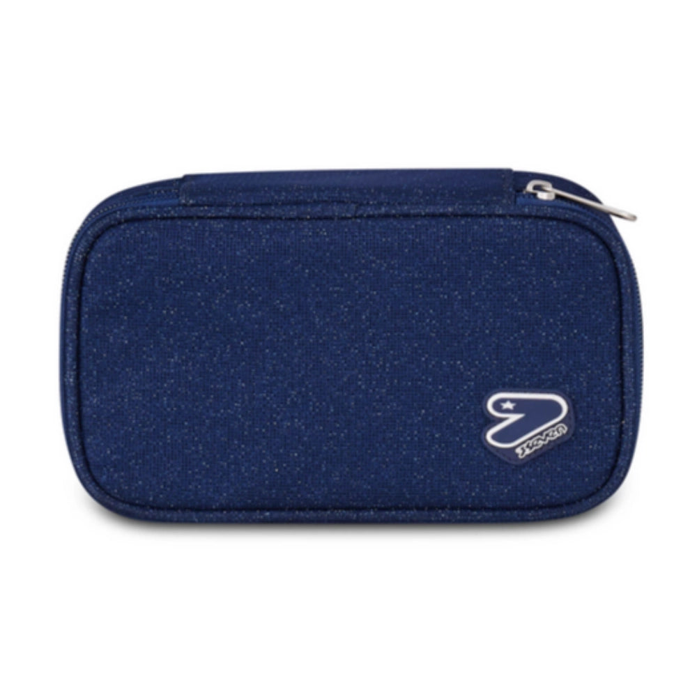 PORTAPENNE Seven® Round Plus Big Tech Shiny – Blu Glitterato