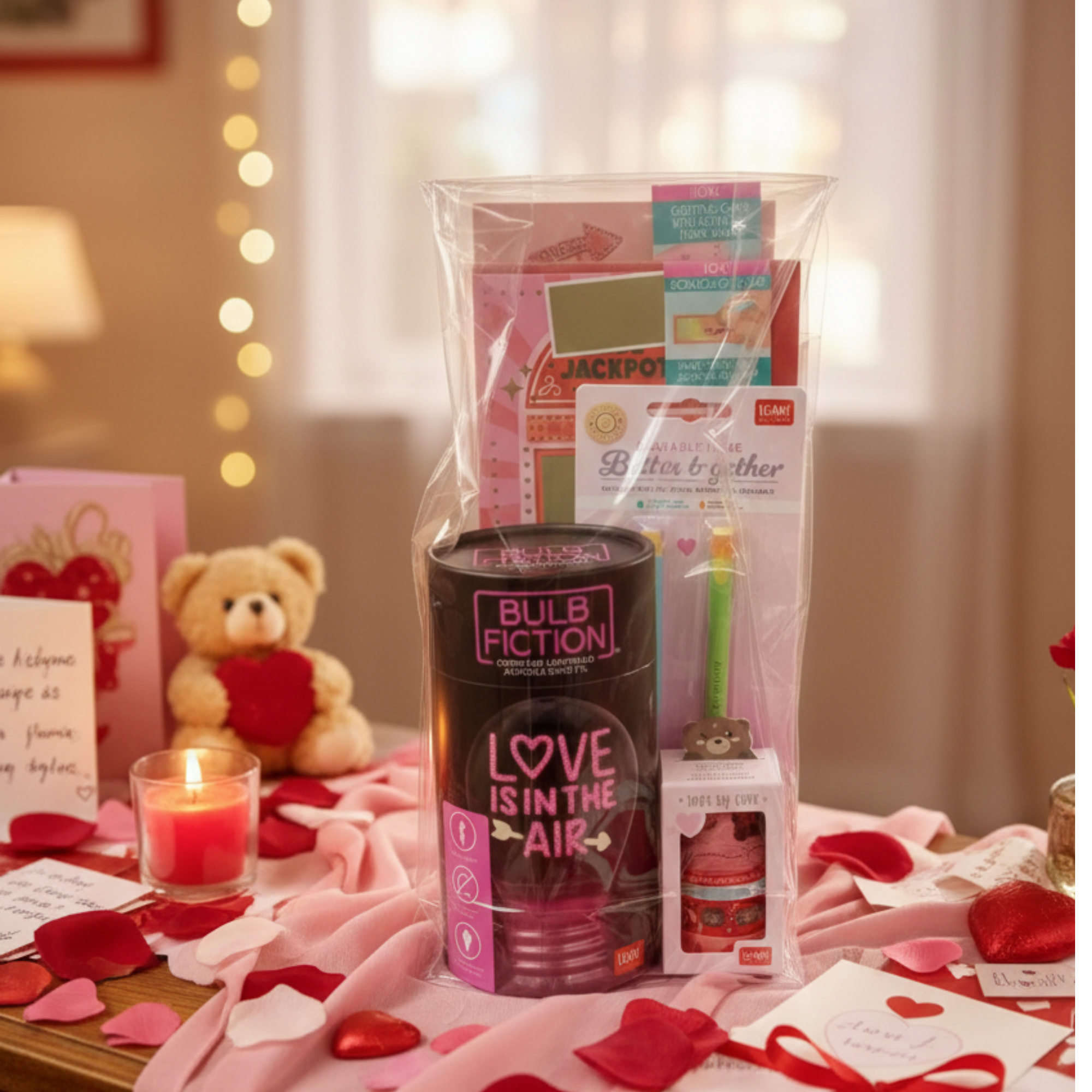 Bag san valentino legami cartoleria claudio giugliano napoli cute lapada led, penne san valentino legami