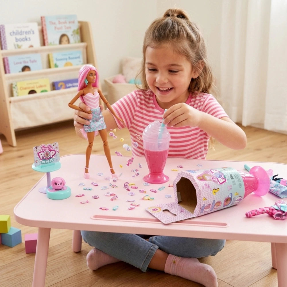 Barbie Pop Reveal Serie Dolcetti Sweet Swirl bambola capelli rosa