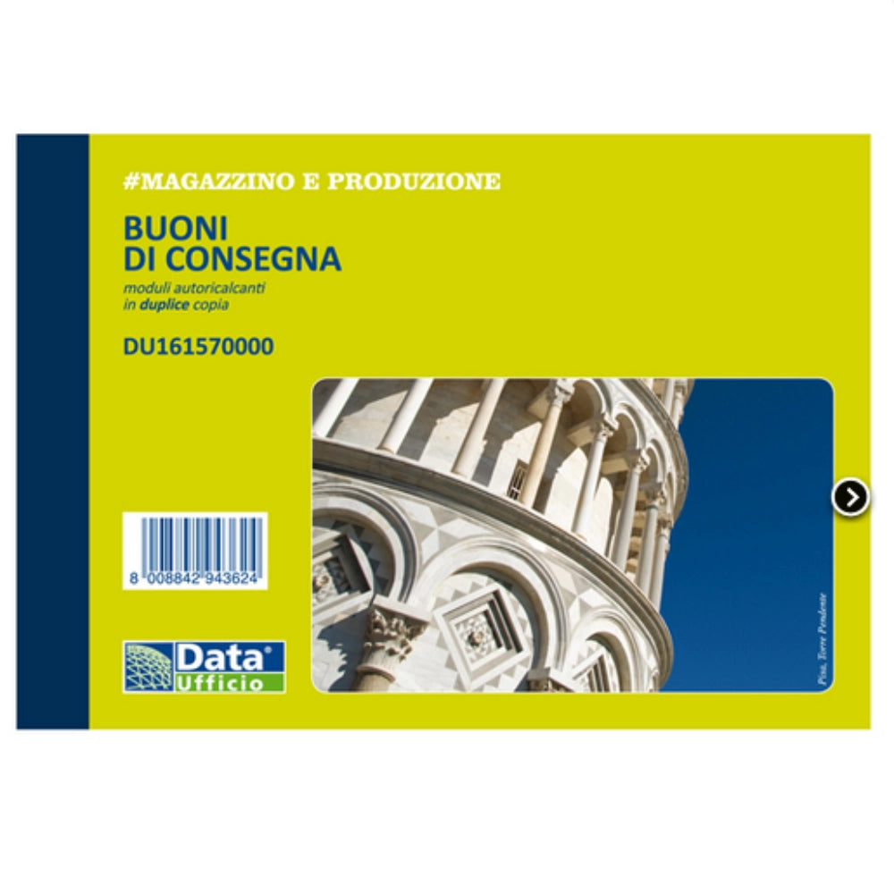 Blocchi Consegne 11,5x16,5 2 Copie – Confezione da 5 Blocchi Data Ufficio