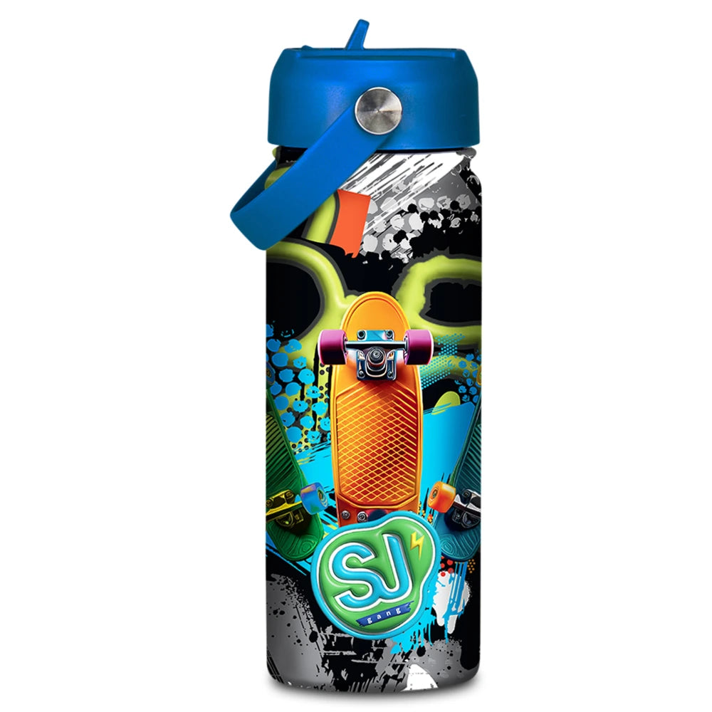 Borraccia Termica SJ Boy Skate 500ml — Beccuccio Rigido — Modello 2026