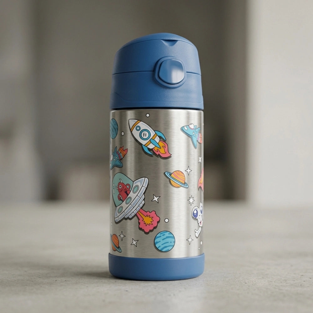 Borraccia Termica Seven per Bambini con Cannuccia 300ml