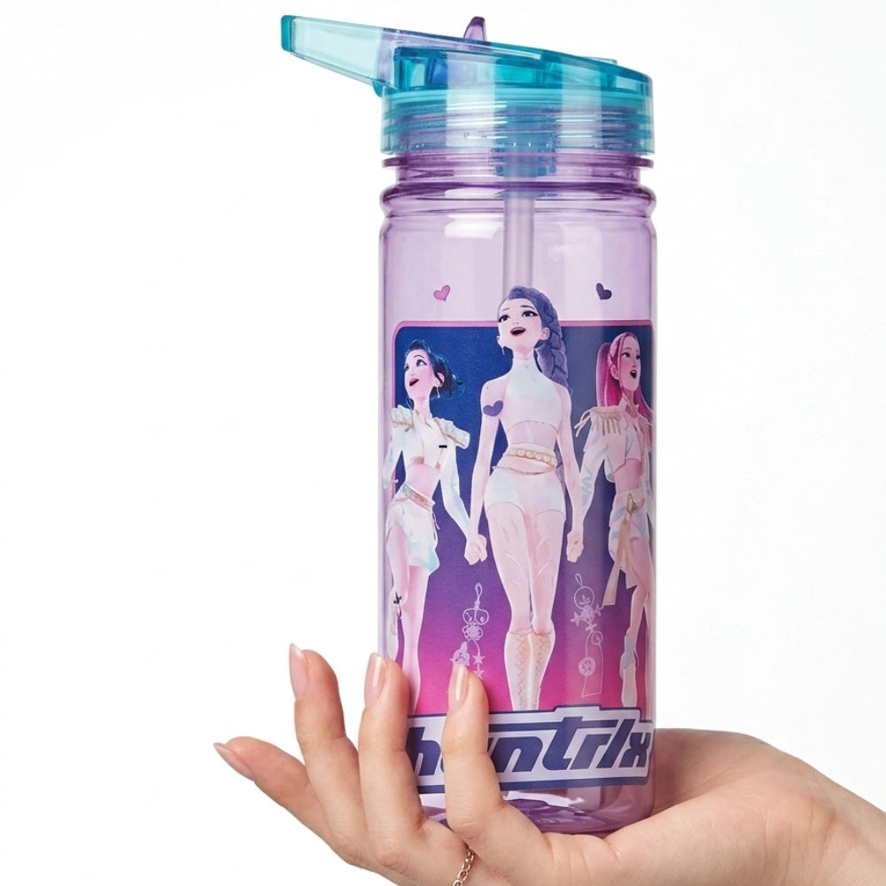 Borraccia K-Pop Demon Hunters Huntrix 580ml con Cannuccia Ripiegabile Ecozen – Stor
