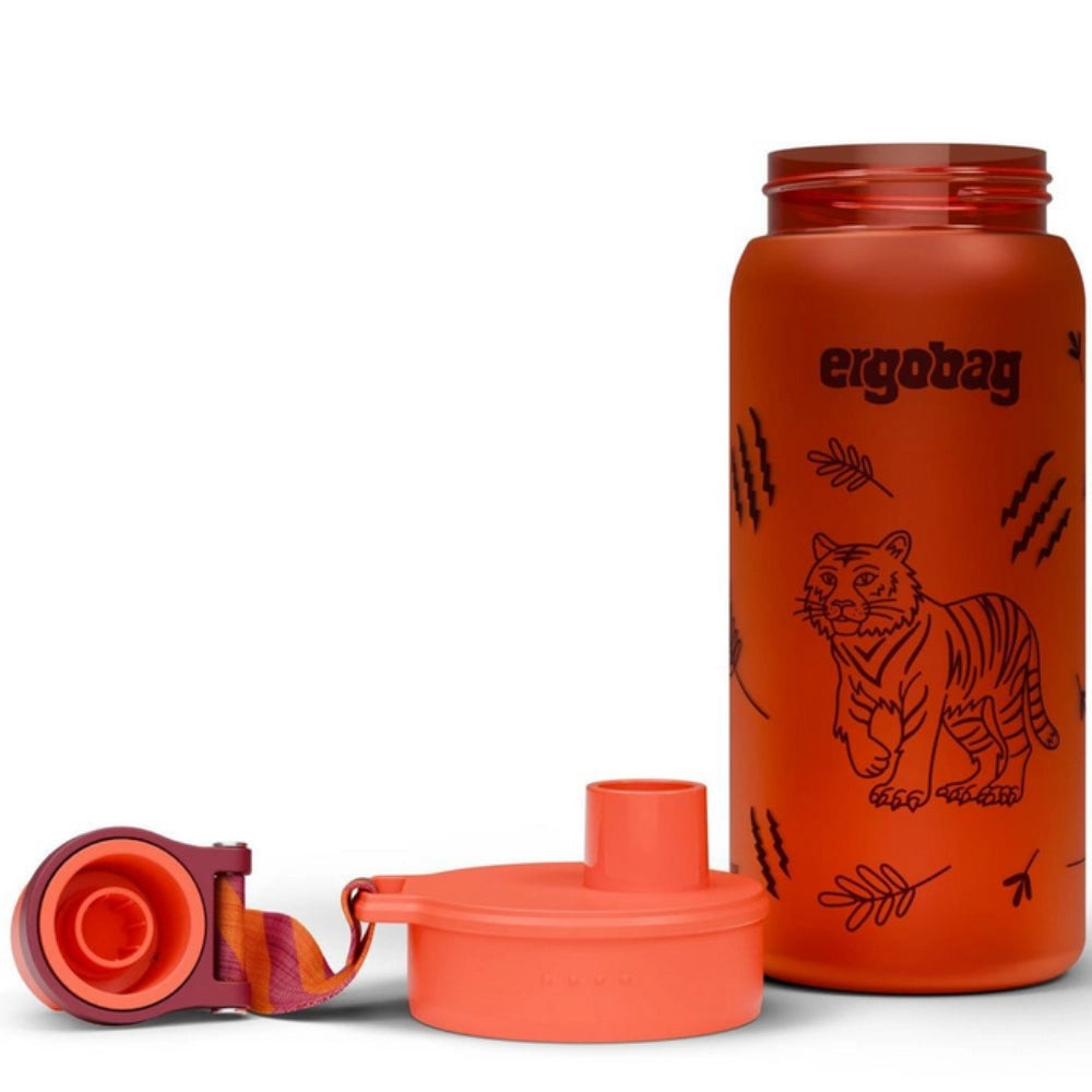 Borraccia Ergobag Tigre 550ml – Tritan, Leggera e Perfetta per la Scuola