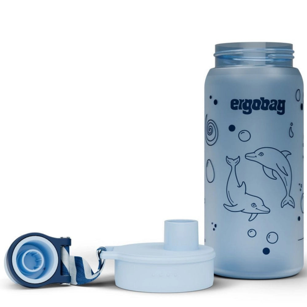 Borraccia Ergobag Delfino 550ml – Tritan, Leggera e Perfetta per la Scuola