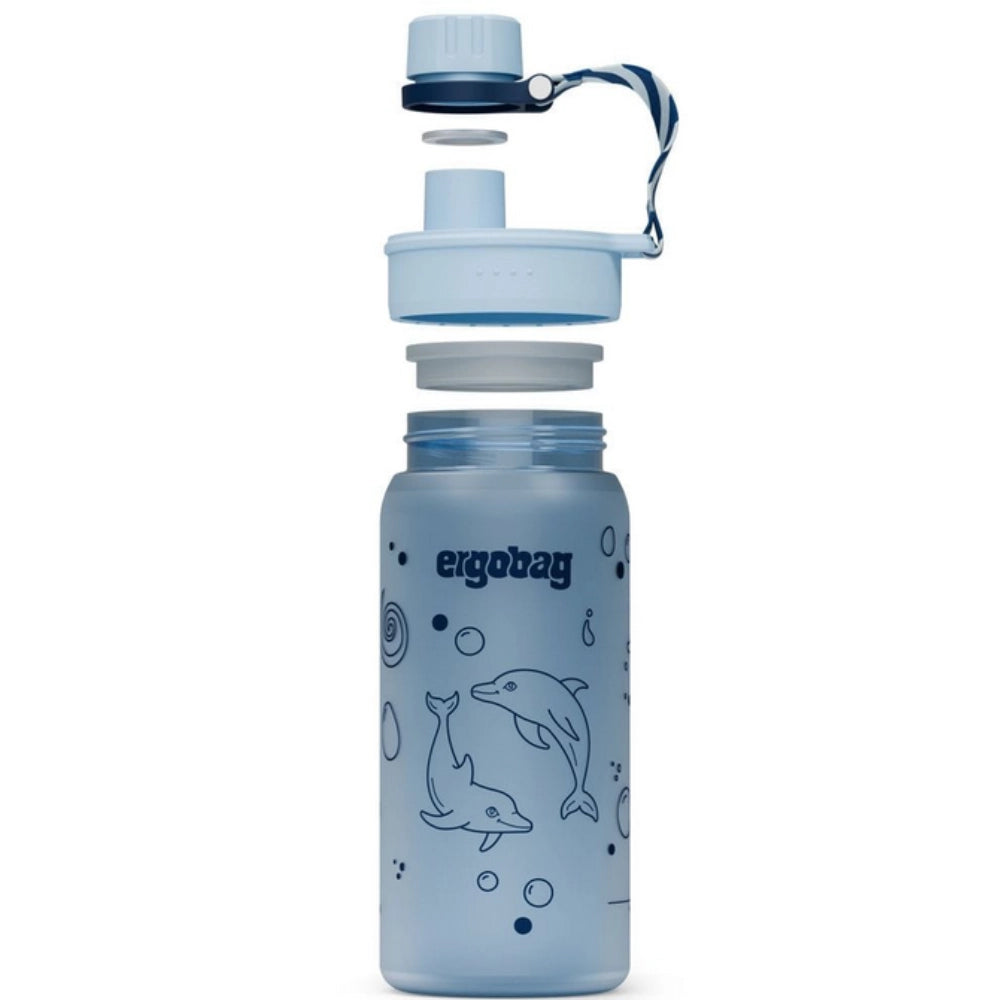 Borraccia Ergobag Delfino 550ml – Tritan, Leggera e Perfetta per la Scuola