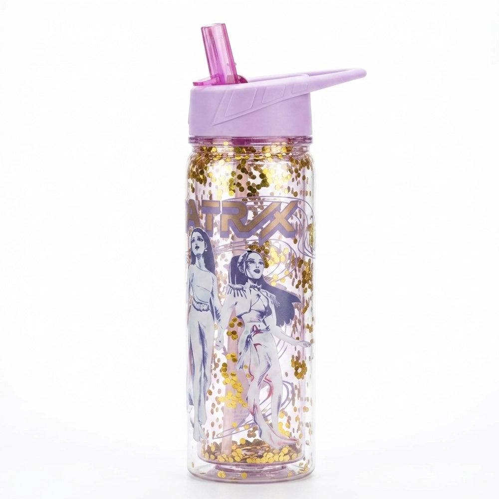 Borraccia Glitter K-Pop Demon Hunters Huntrix con Cannuccia Ripiegabile – Stor