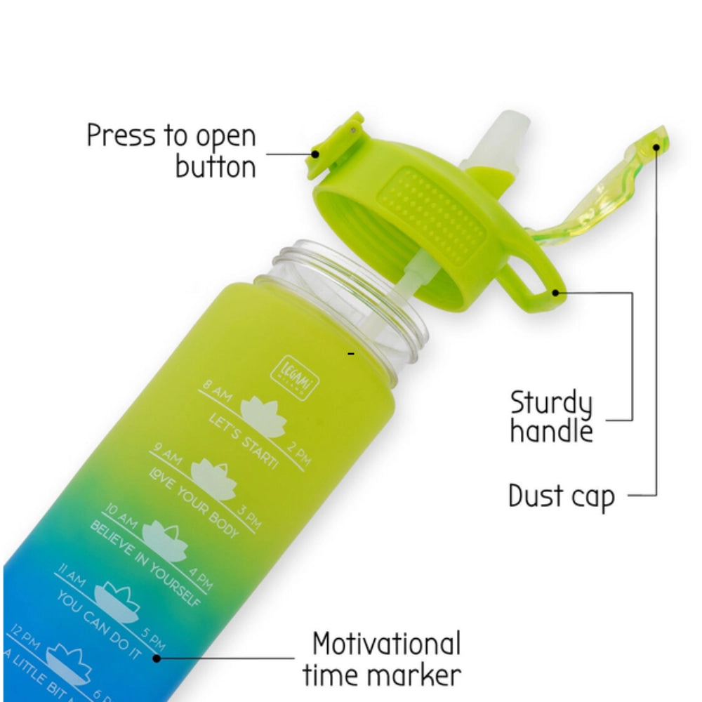 Borraccia Motivazionale Legami Sunrise Vibes 1L – Energy Boost / Love Yourself