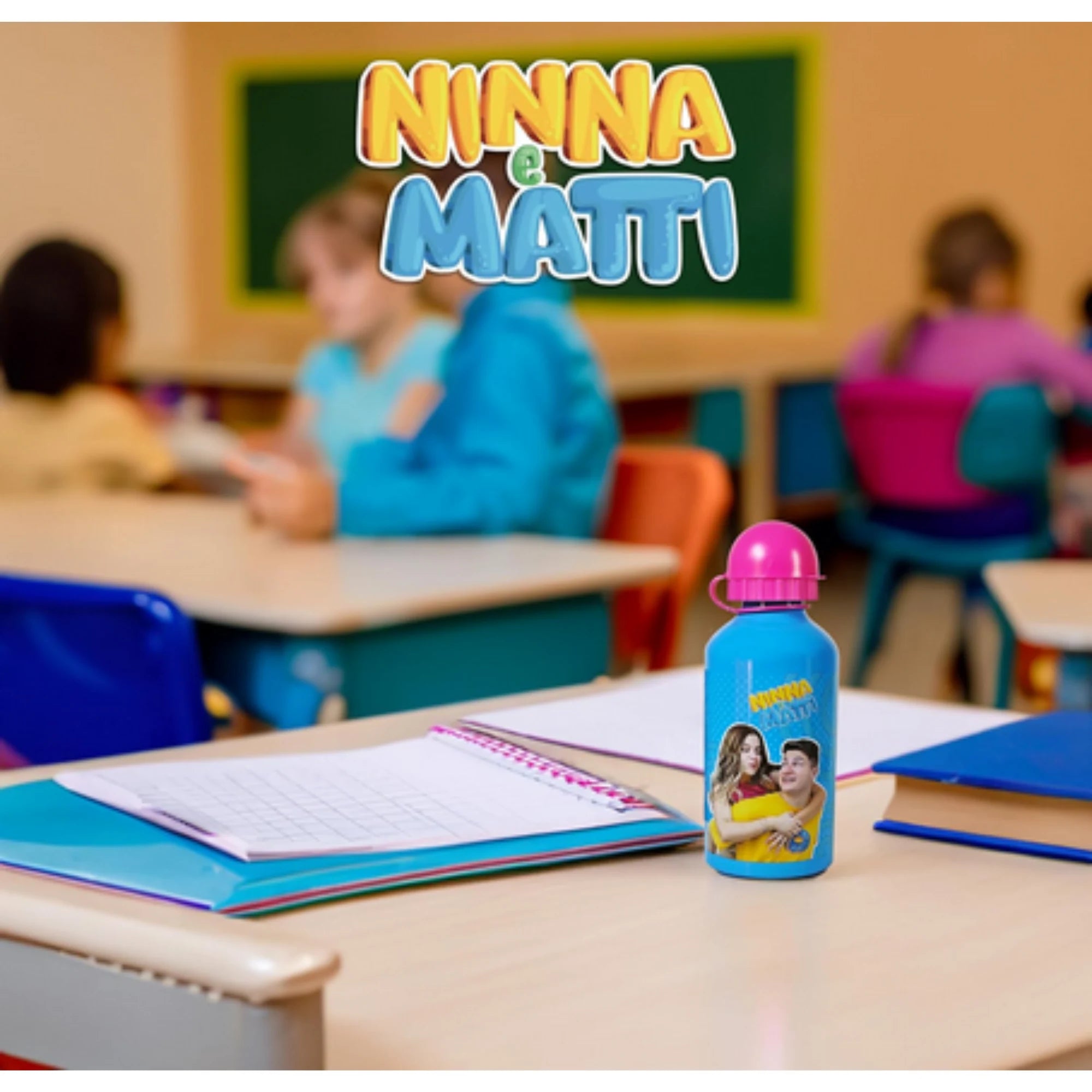 Borraccia Ninna e Matti in Acciaio Inossidabile 500ml