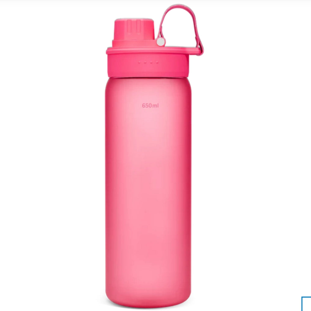 Borraccia Satch Rosa 650ml – Tritan, Collo Largo, A Prova di Perdita