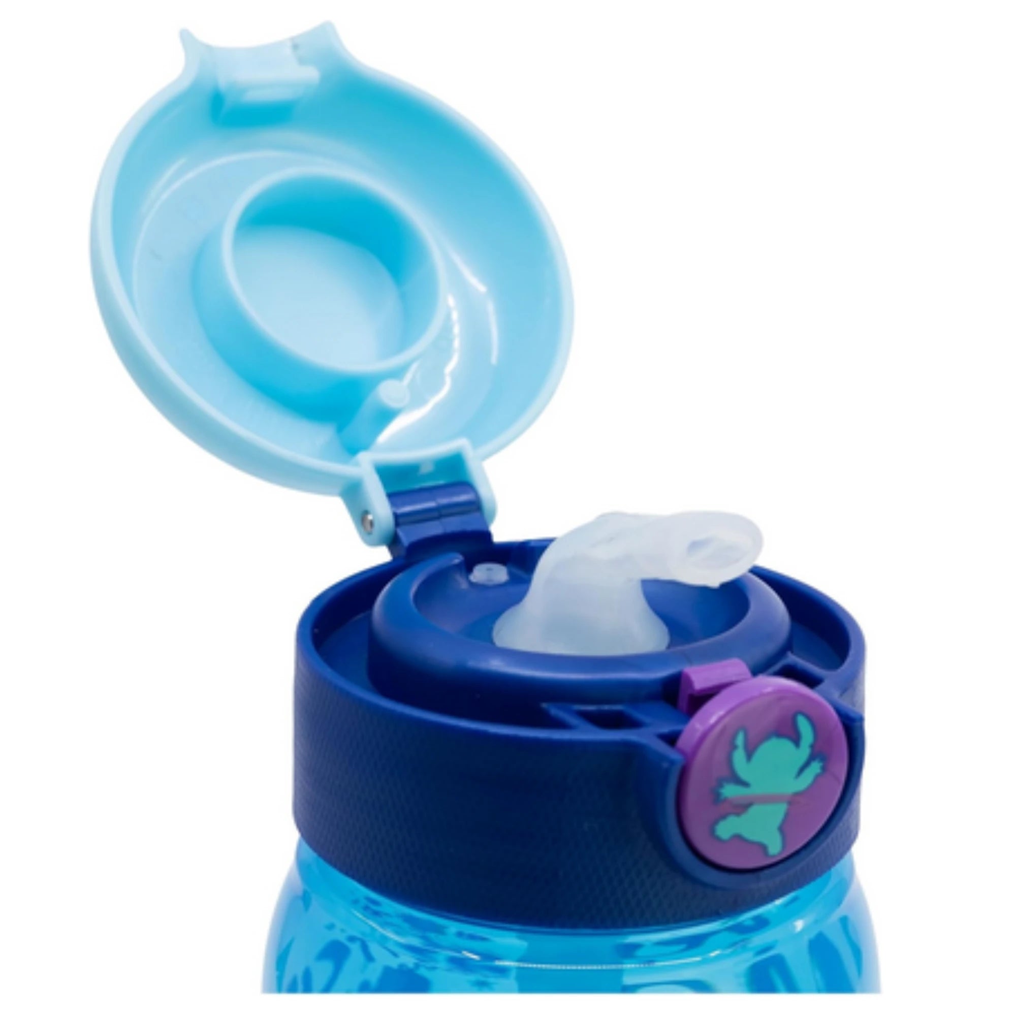 Borraccia Stitch in Plastica con Cannuccia 350ml