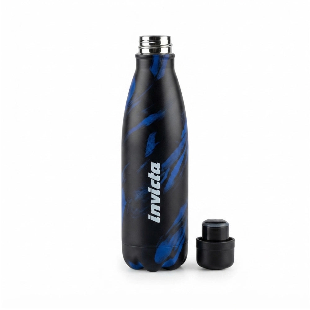 Borraccia Termica Invicta 500 ml Stripe Blu – Acciaio Inox 304 BPA Free