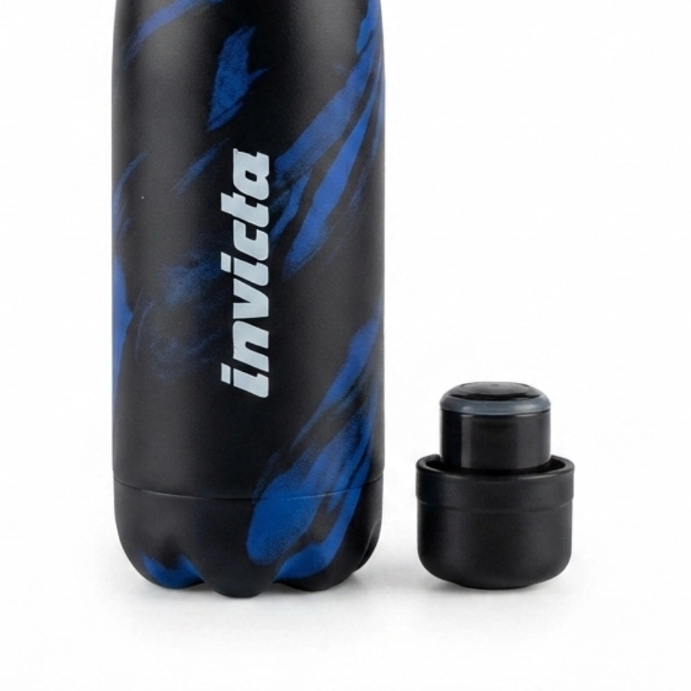 Borraccia Termica Invicta 500 ml Stripe Blu – Acciaio Inox 304 BPA Free