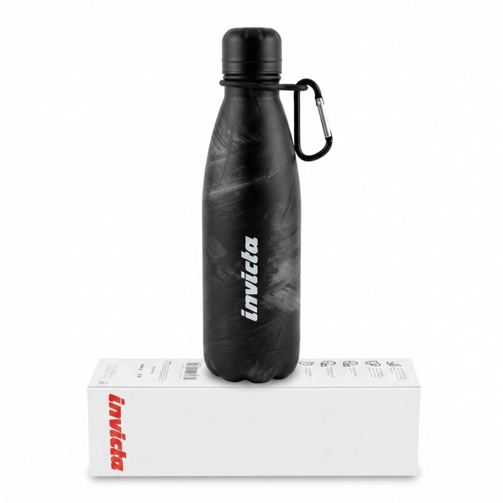 Borraccia Termica Invicta 500 ml Graffiti Nero – Acciaio Inox 304 BPA Free
