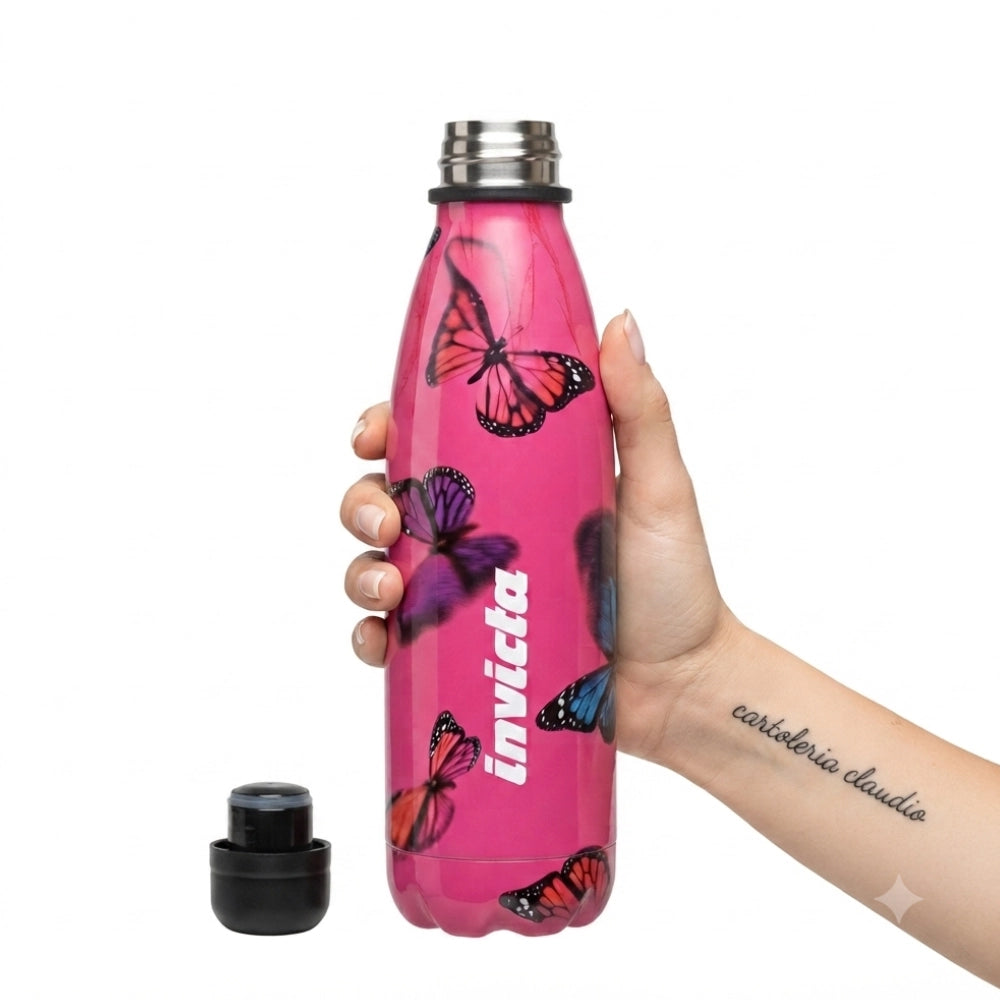 Borraccia Termica Invicta 500 ml Butterfly – Acciaio Inox 304 BPA Free