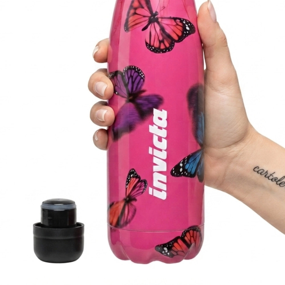 Borraccia Termica Invicta 500 ml Butterfly – Acciaio Inox 304 BPA Free