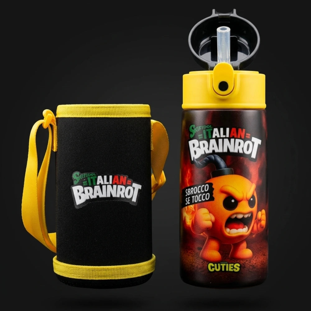 Borraccia Termica Italian Brainrot Sbrocco Se Tocco Seven 460ml