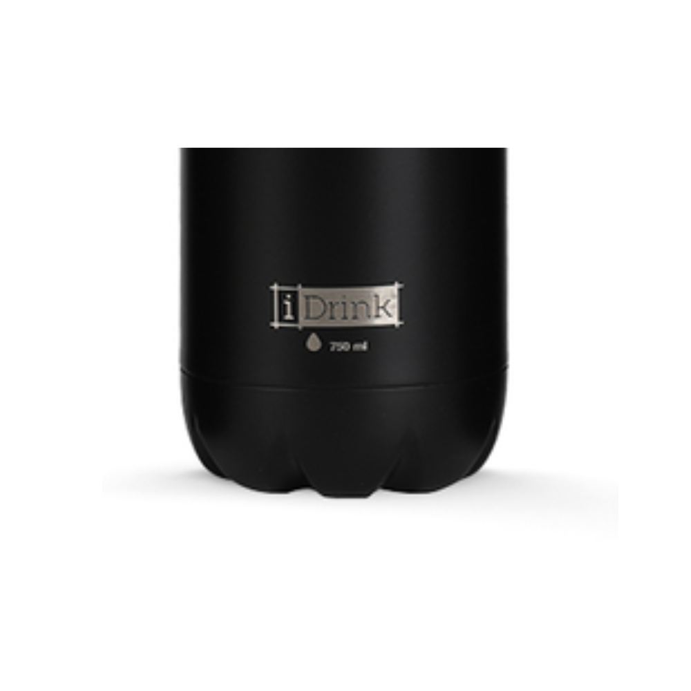 Borraccia Termica iTotal IDrink 750ml nera – dettaglio logo IDrink 750ml