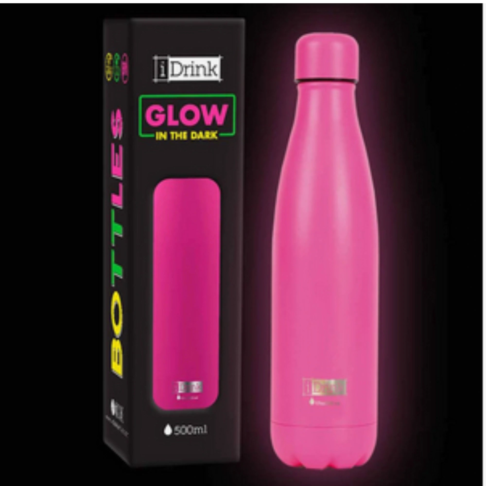 Borraccia Termica Itotal IDrink 500ml Fluo Glow in the Dark – 3 Colori Disponibili