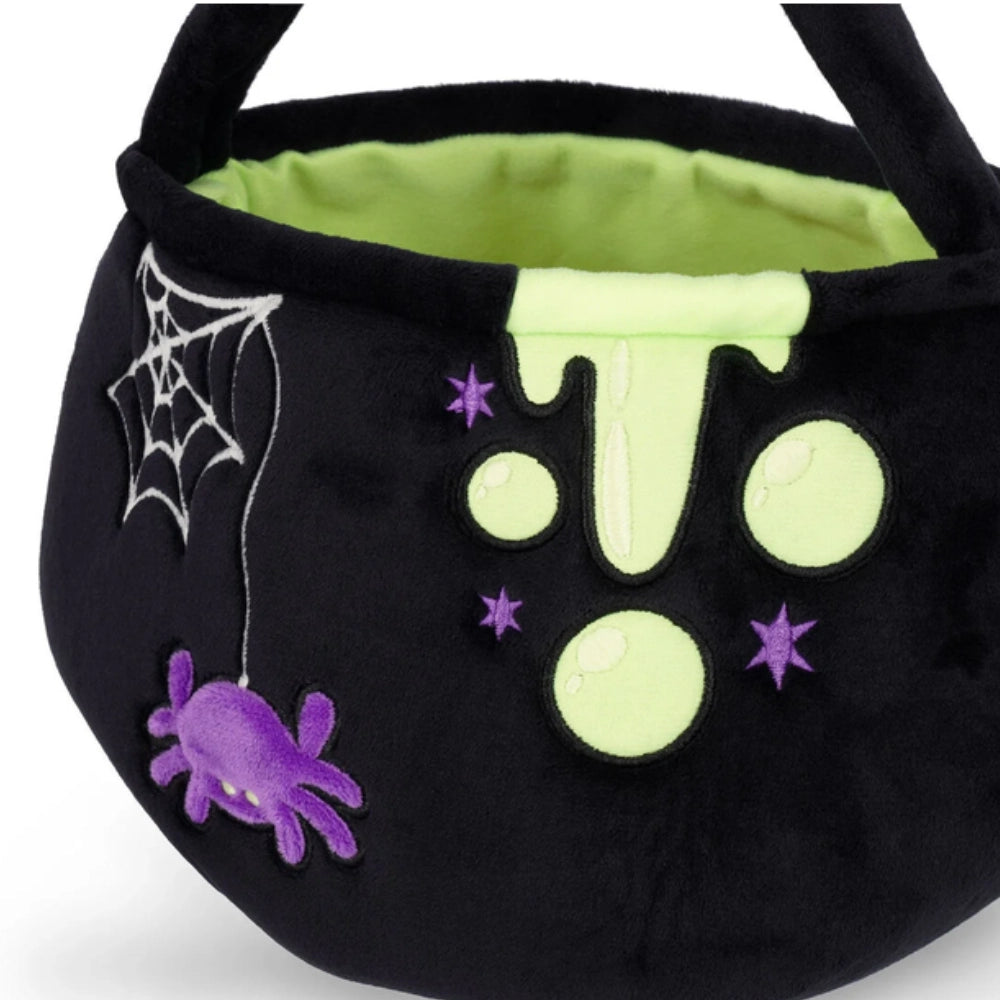 Borsa Dolcetto o Scherzetto Legami calderone nero con interno verde lime