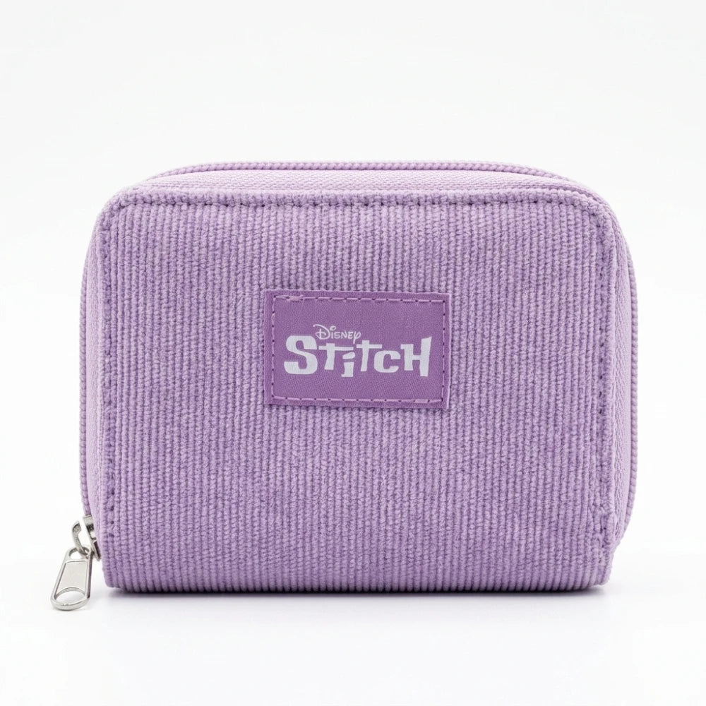 Disney Stitch e Angel Portafoglio in Tessuto Lilla
