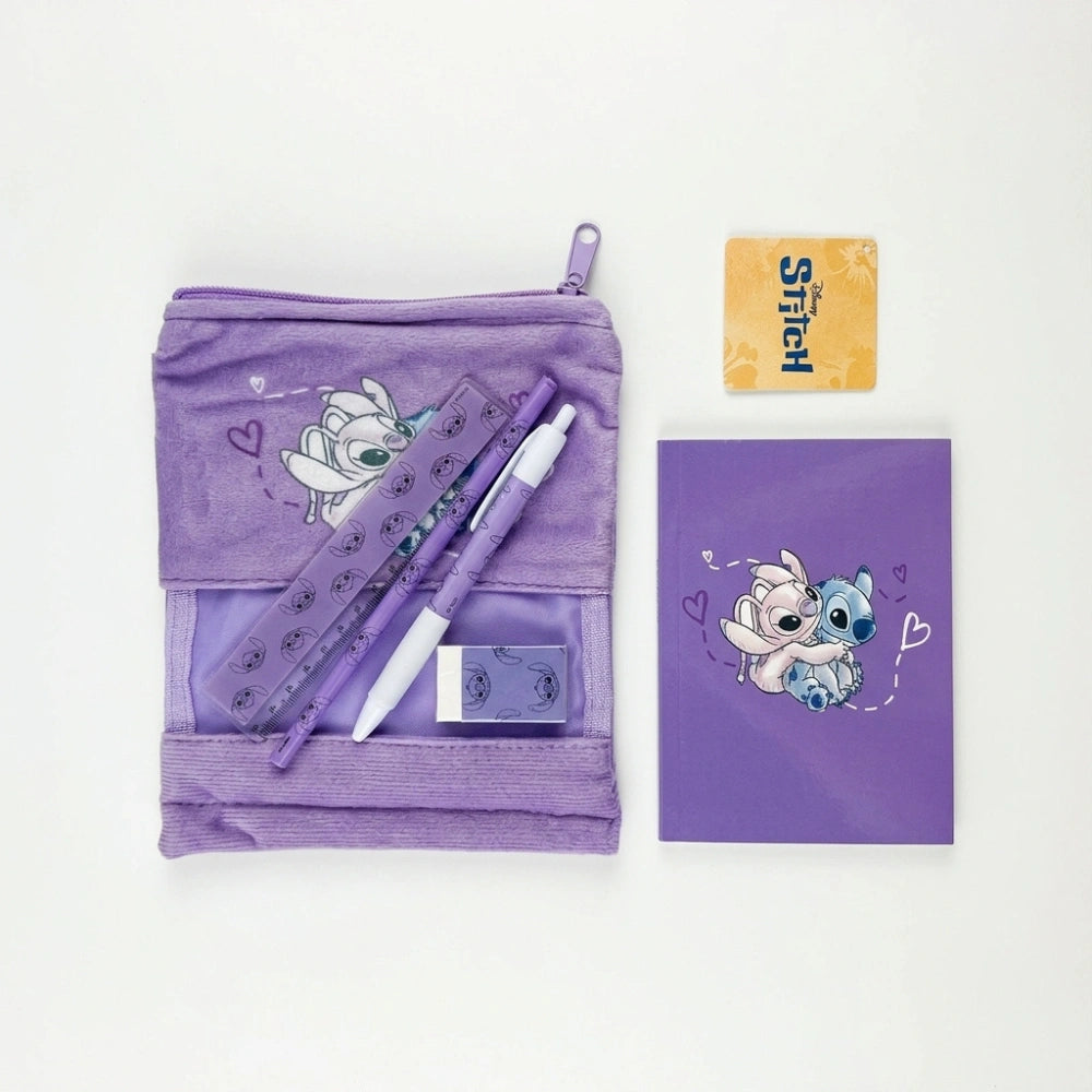 Disney Stitch e Angel Borsello Lilla con Cancelleria