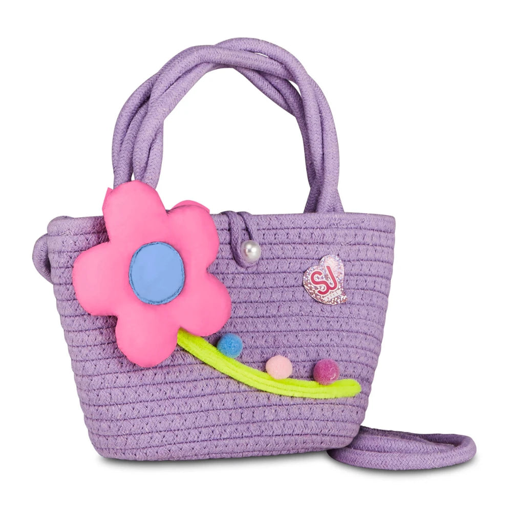 Borsetta con Manico SJ Margherita Viola — SJ Life by Seven