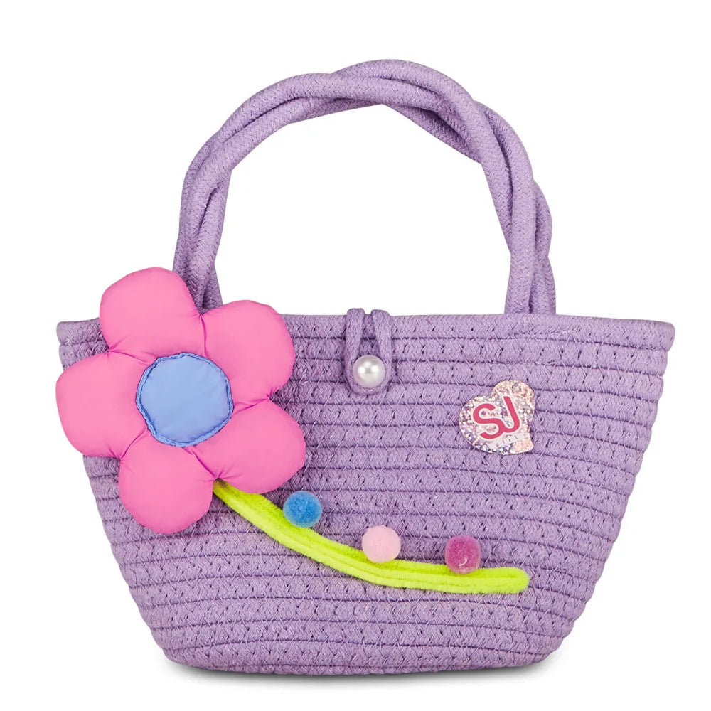 Borsetta con Manico SJ Margherita Viola — SJ Life by Seven