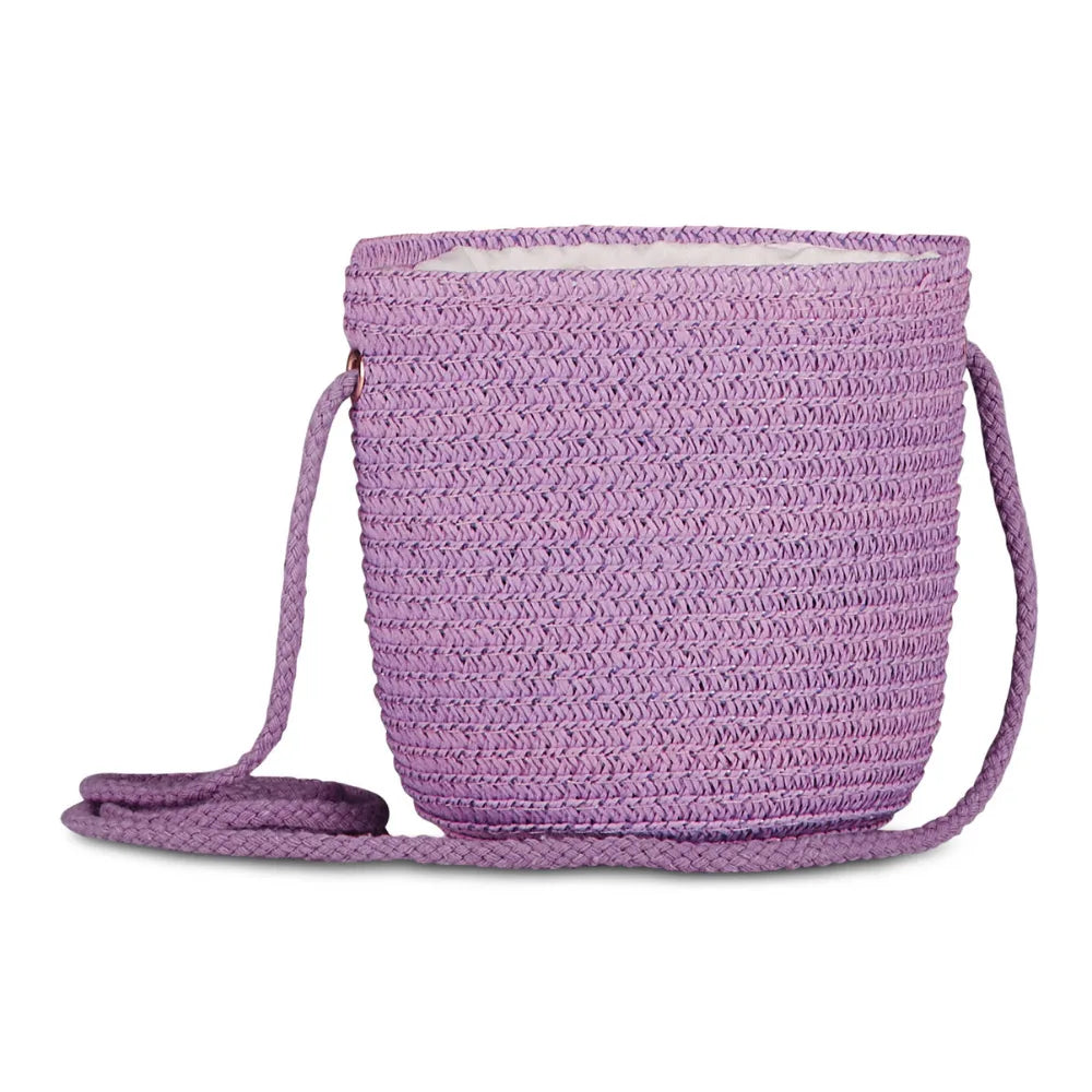 Borsetta Secchiello SJ con Orsetto in Peluche - Viola Chiaro