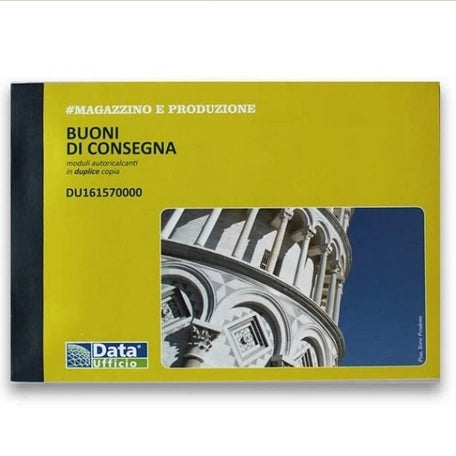 Blocchi Consegne 11,5x16,5 2 Copie – Confezione da 5 Blocchi Data Ufficio