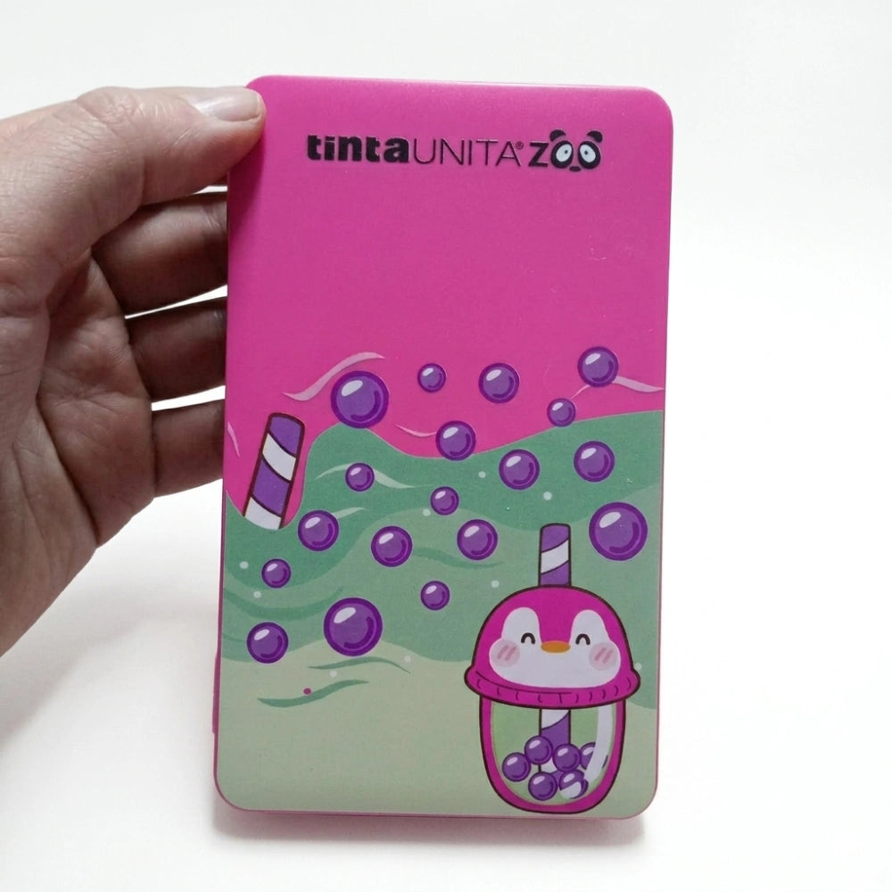 Calcolatrice con Lavagna LCD TintaUNITA Zoo Bubble Tea – Gadget Scuola 2-in-1 Matcha